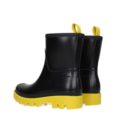 Gia Borghini Boots Couture Women Rubber Black/yellow
