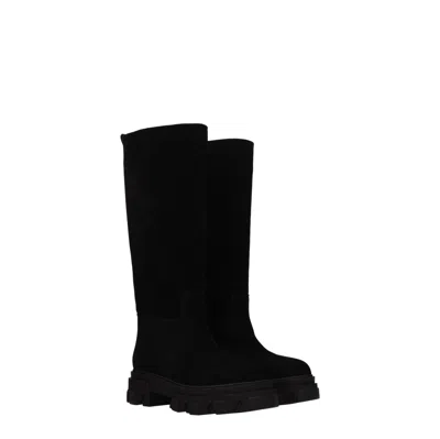 Gia Borghini Boots Pernille Teisbaek Woman Suede Black