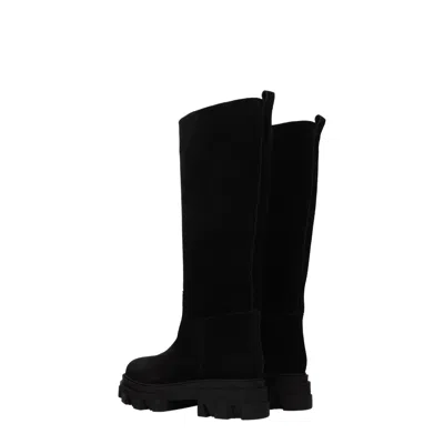 Gia Borghini Boots Pernille Teisbaek Woman Suede Black