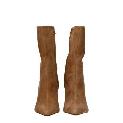 Gia Borghini Boots Rhw Womens Suede Brown/tan