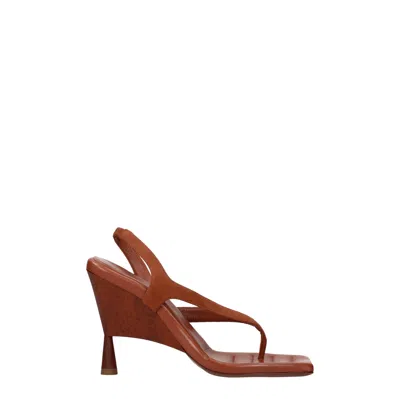 Gia Borghini Flip Flops Geometric Heel Sandal