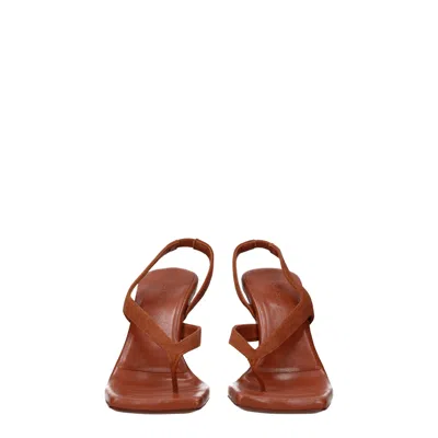 Gia Borghini Flip Flops Geometric Heel Sandal