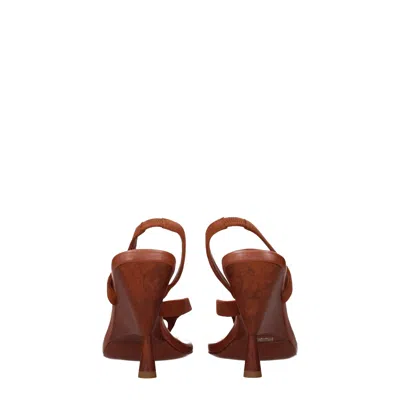 Gia Borghini Flip Flops Geometric Heel Sandal