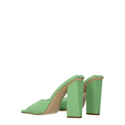 Gia Borghini Sandals Rosie Woman Fabric Green/jade