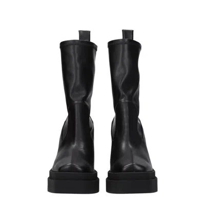 Gia Borghini 110mm Faux Leather Ankle Boots