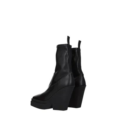 Gia Borghini 110mm Faux Leather Ankle Boots