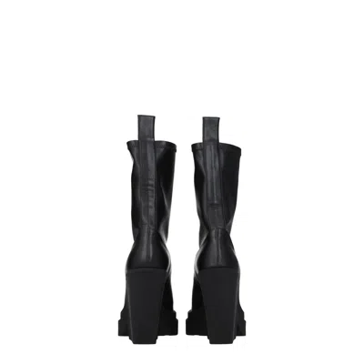 Gia Borghini 110mm Faux Leather Ankle Boots