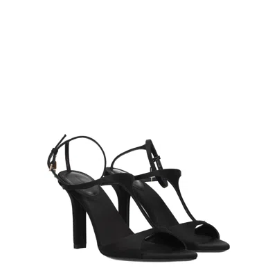 Givenchy Woman Sandals Black Size 8 Textile Fibers