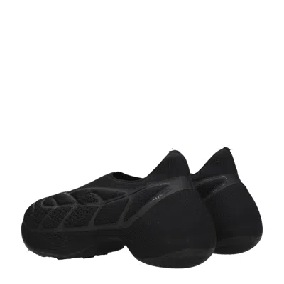 Givenchy Giv Tk-360 Plus Black Stretch-knit Sneakers In Black