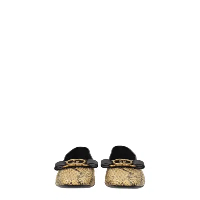 Gucci Ballerine Woman Python Leather Beige
