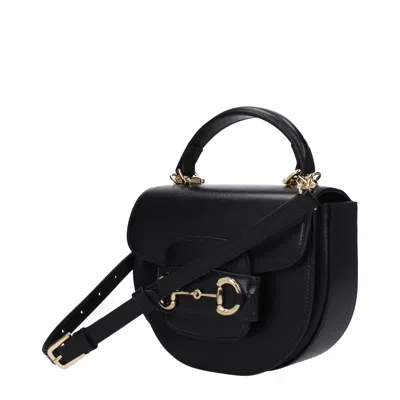 Gucci Hand Bags Women Leather Black