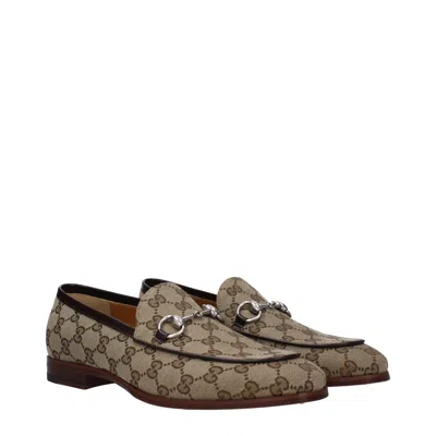 Gucci Gg Supreme Leather Loafers