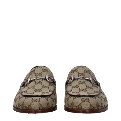 Gucci Gg Supreme Leather Loafers