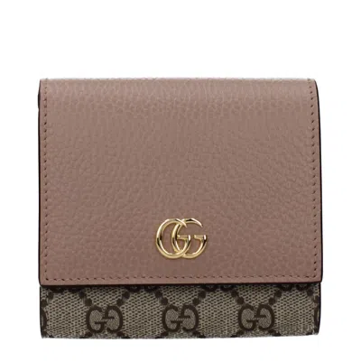Gucci Compact Leather Trifold Textured Wallet