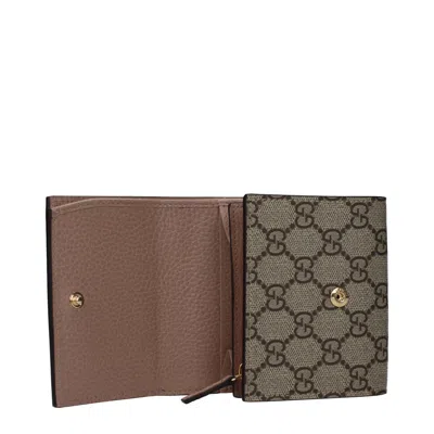 Gucci Compact Leather Trifold Textured Wallet