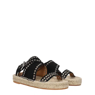 Isabel Marant Sandals Illya Womens Suede Black