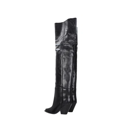 Isabel Marant Women's Leather Boots Black In Black