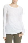 Atm Anthony Thomas Melillo Long Sleeve Destroyed Tee In White