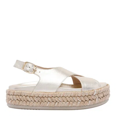 Paloma Barceló Platform Sandals In Beige