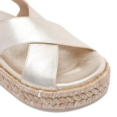 Paloma Barceló Platform Sandals In Beige