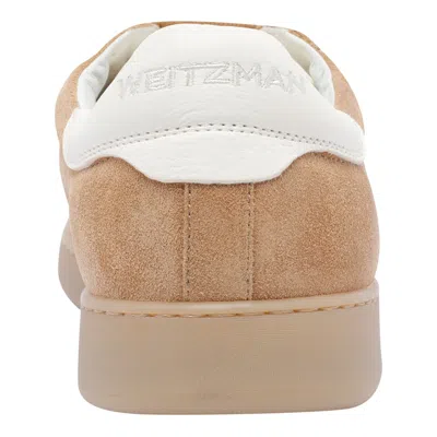 Stuart Weitzman Suede Low-top Sneakers In Brown