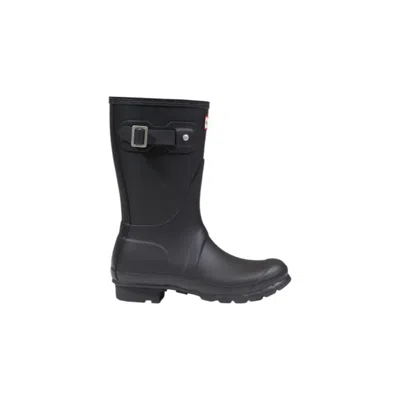 Hunter Black Recycled Polyester Boot In Black