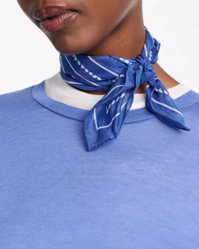 Dorothee Schumacher Friends Of Dorothee Scarf Cornflower In Blue