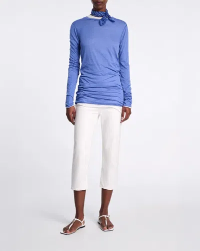 Dorothee Schumacher Friends Of Dorothee Scarf Cornflower In Blue