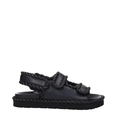 Bottega Veneta Jack Leather Braid Dual-band Sandals