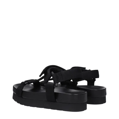 Bottega Veneta Trip Nylon Tech Slingback Sandals