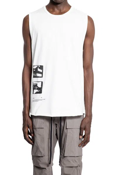Thom Krom Men Sleevesless T-shirt In Beige