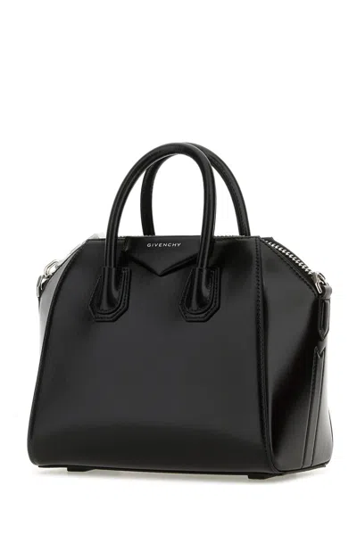 Givenchy Women Black Leather Mini Antigona Handbag