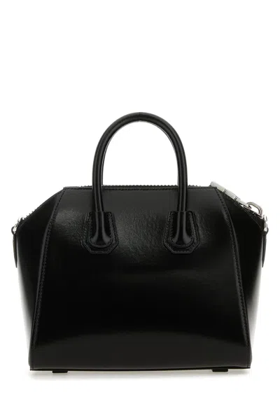 Givenchy Women Black Leather Mini Antigona Handbag