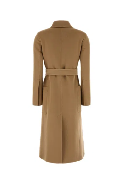 Max Mara Nina Camel Coat With Belt