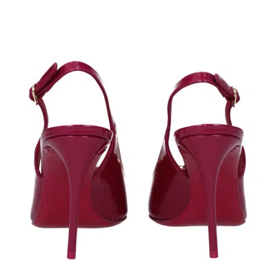 Dolce & Gabbana Polished Calfskin Slingbacks