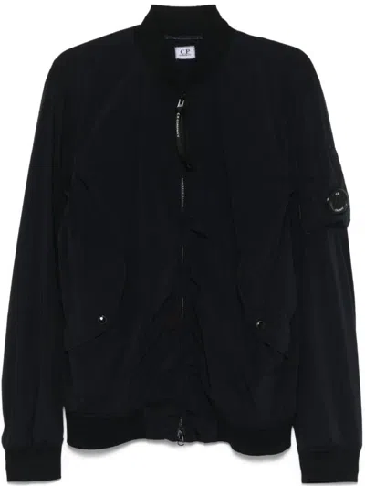 C.p. Company C.p.company Nylon Bomber Jacket In Black