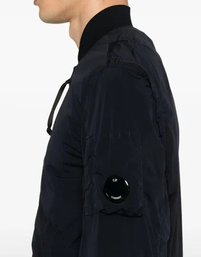 C.p. Company C.p.company Nylon Bomber Jacket In Black