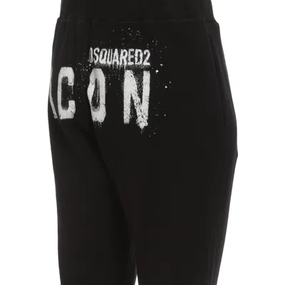 Dsquared2 Solid Color Joggers With Drawstring Waist