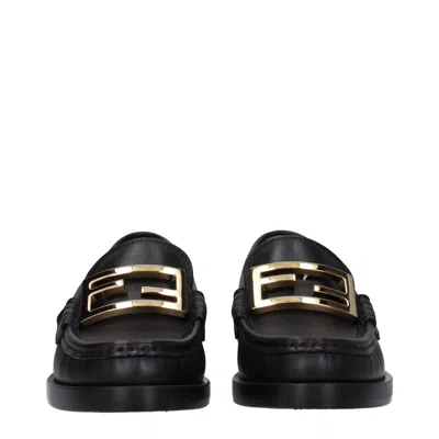 Fendi Mocassini Women Skin Black