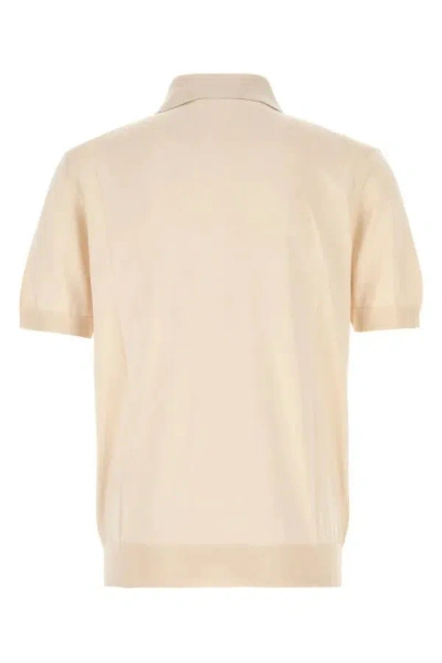 Prada Beige Classic Polo Shirt
