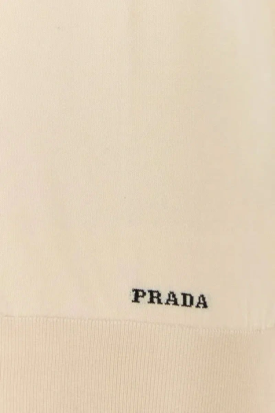 Prada Beige Classic Polo Shirt