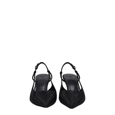 Givenchy Slim G-cube Crystal Embellished Pointed Toe Slingback Pump