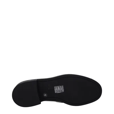 Gucci Horsebit Detail Slip-on Loafers In Black