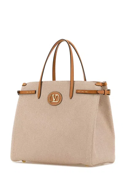 Valentino Medium Antibes Canvas Tote Bag