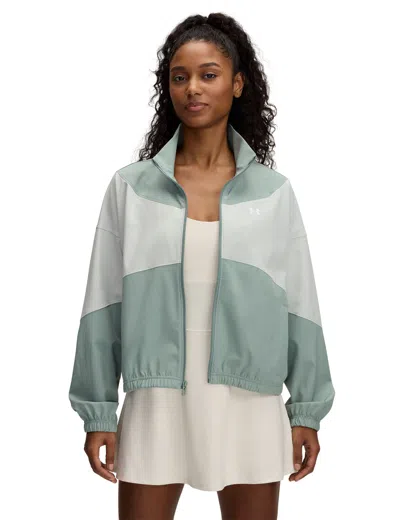 Under Armour Women's Rival Woven Jacket In Green