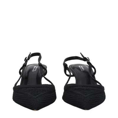 Isabel Marant Sandals Crochet Story Woman Fabric Black