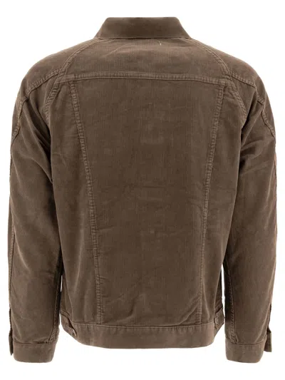 Nonnative Corduroy Jacket With Classic Silhouette In Brown