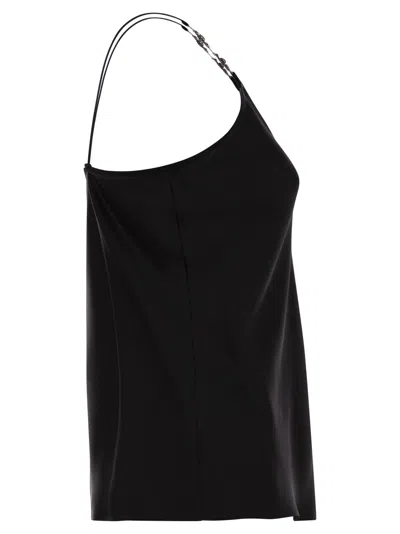 Max Mara Afelio Beaded Strap Camisole In Black