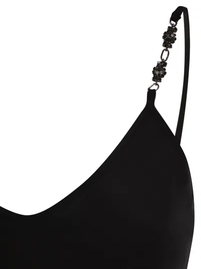 Max Mara Afelio Beaded Strap Camisole In Black