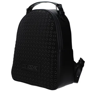 Love Moschino Backpacks And Fuppies Women Polyurethane Black
